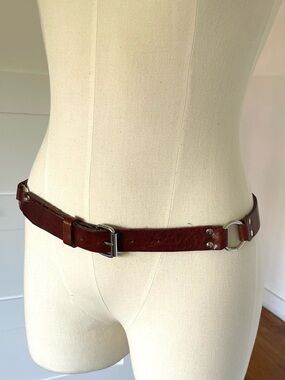 Leather belt